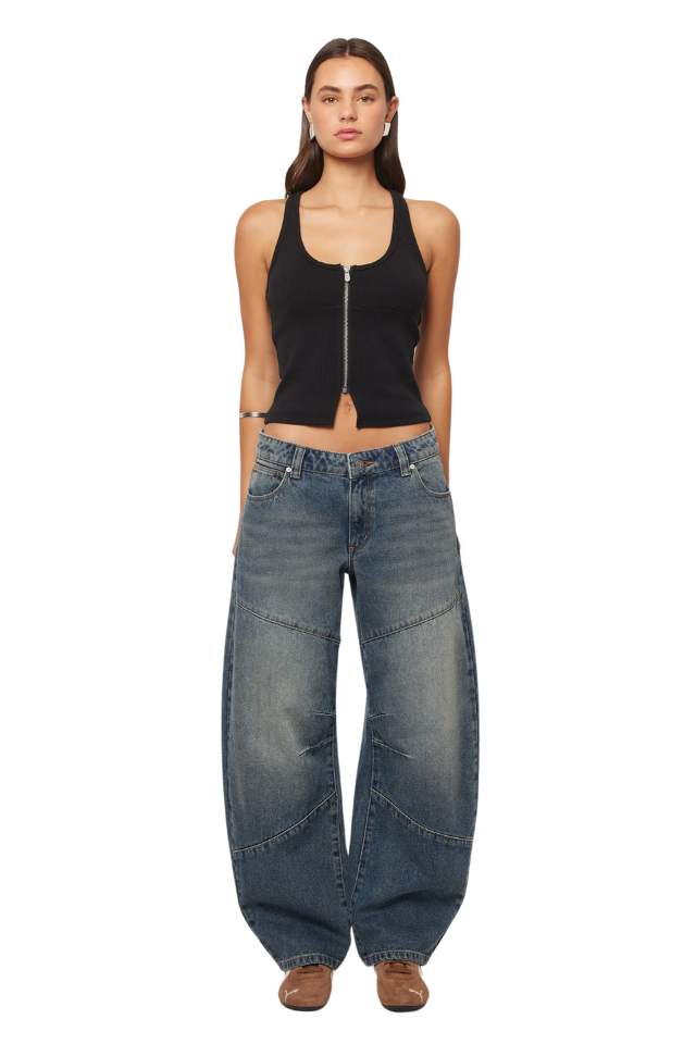 99 Barrel Jean Amalie - Mid Vintage Blue