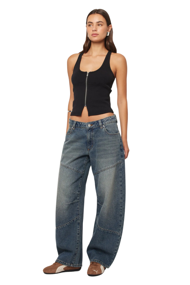 99 Barrel Jean Amalie - Mid Vintage Blue