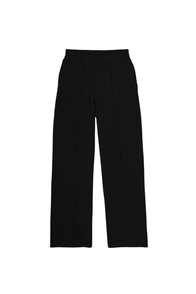 Wide Leg Leisure Pant - Black