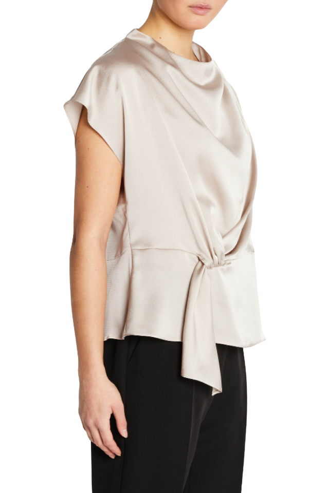 Acacia Tinja Blouse - Silver Cloud
