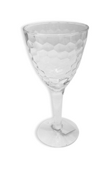 Acrylic Hammered Wine Glass