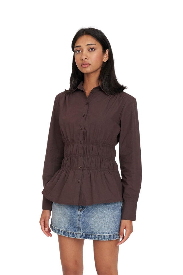 Ada Shirt - Chestnut