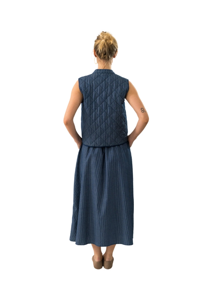 AkaneLL Maxi Skirt - Dark Blue