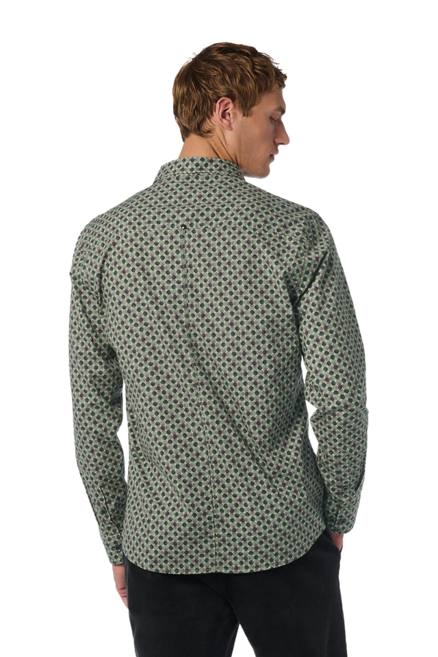Allover Print Stretch Shirt