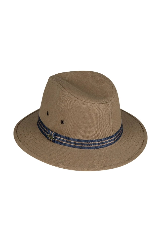 Apollo Mens Safari Fedora - Clay