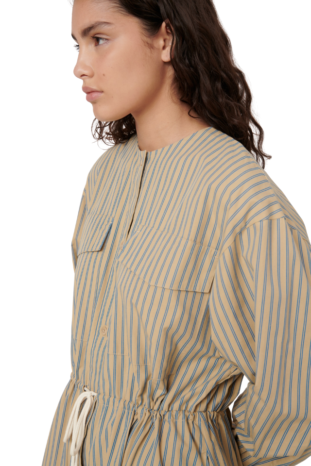 Array Dress - Double Pinstripe