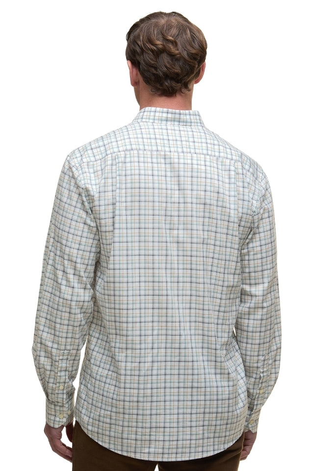 Ashton Regular Tattersall Shirt - Mallard Green