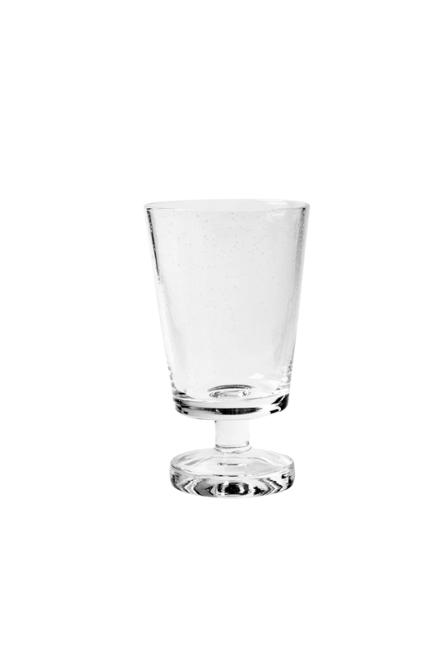 Bubble Graphic Red Wine Glass