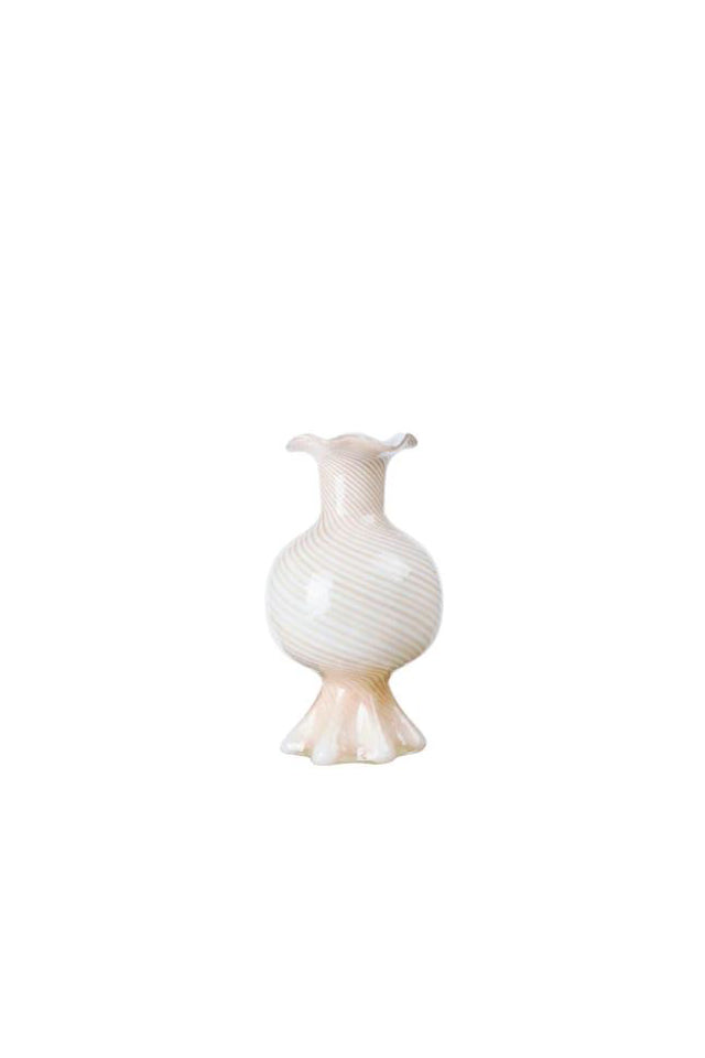 BT14410 Broste Vase Mella Taupe sand off white