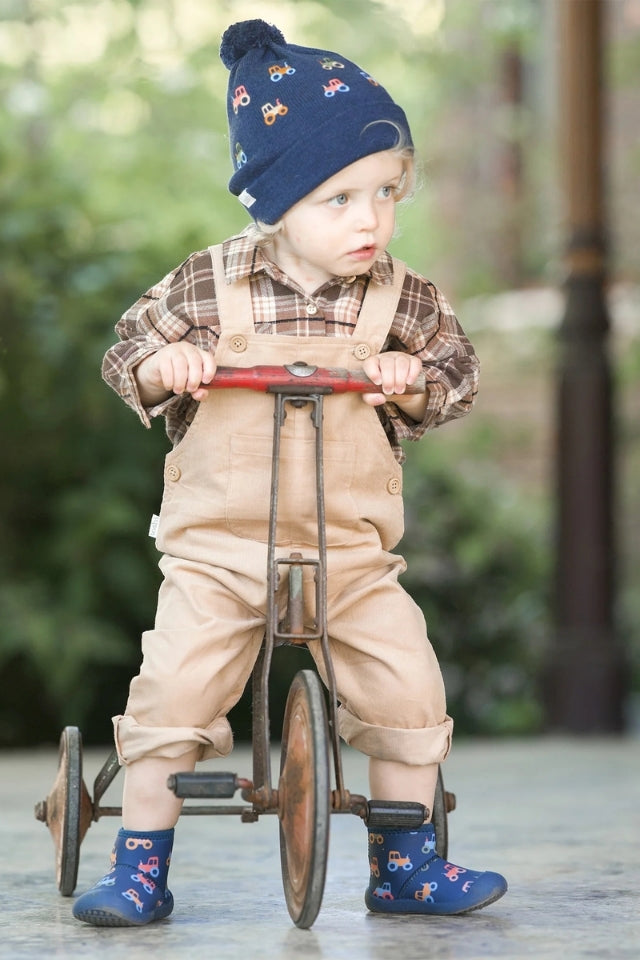 Baby Overalls Corduroy - Quincy/ Driftwood