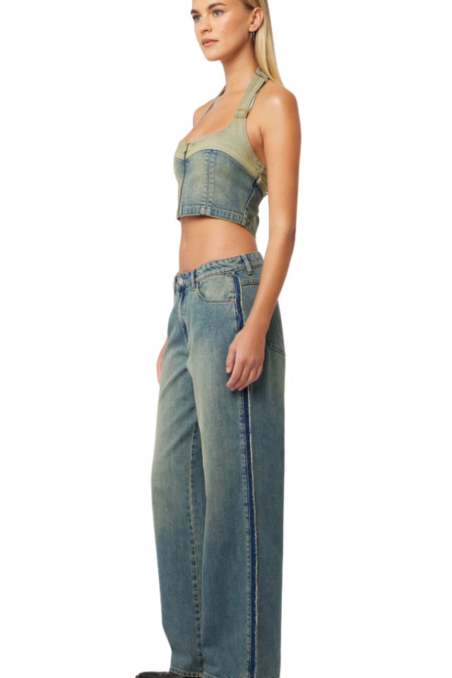 99 Baggie Roxie Raw - Tint Dark Blue