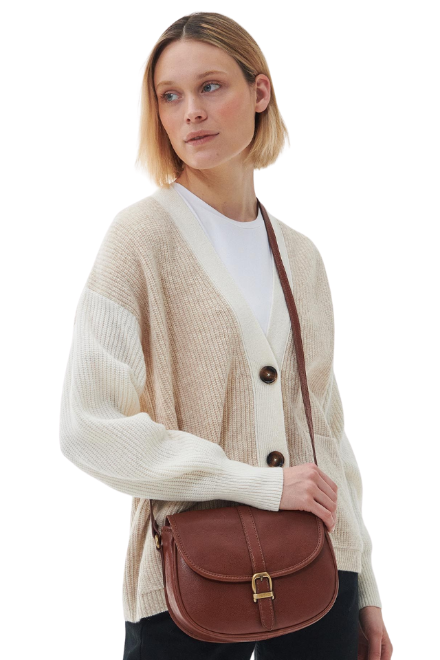 Laire Medium Leather Saddle Bag