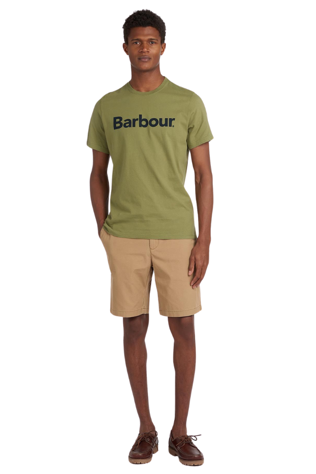 Barbour Logo T-Shirt - Burnt Olive