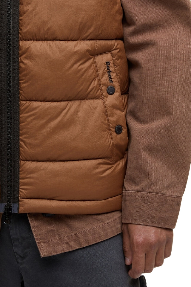 Offshore Quilted Gilet - Umber