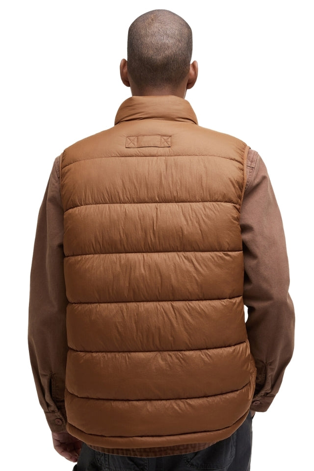 Offshore Quilted Gilet - Umber