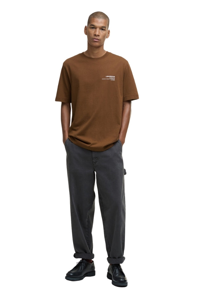 Parkend Photographic Relaxed T-Shirt - Umber