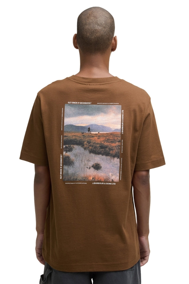 Parkend Photographic Relaxed T-Shirt - Umber