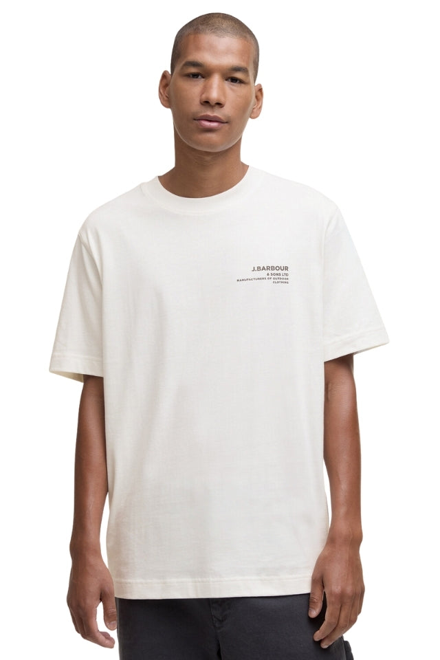 Parkend Photographic Relaxed T-Shirt - Whisper White