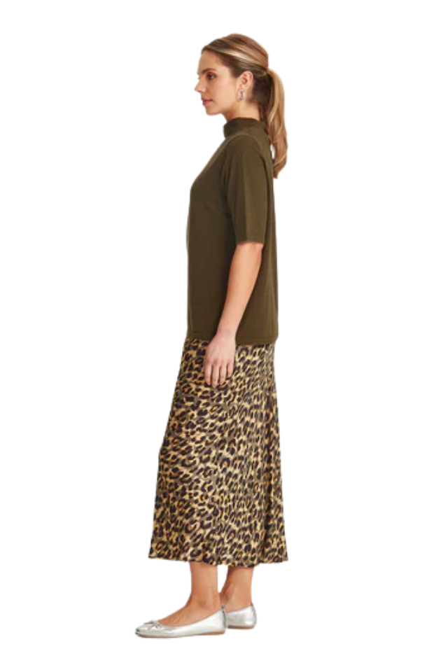 Bella Leopard Skirt