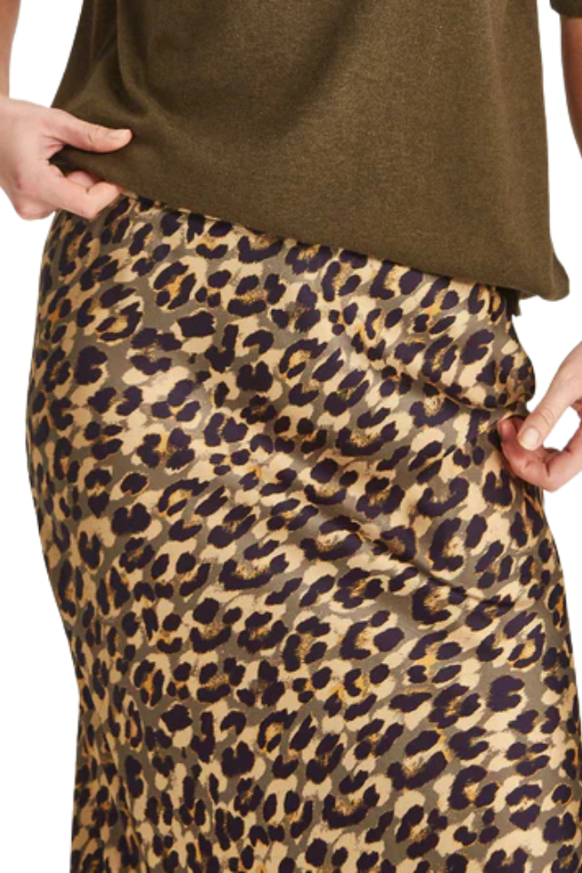 Bella Leopard Skirt
