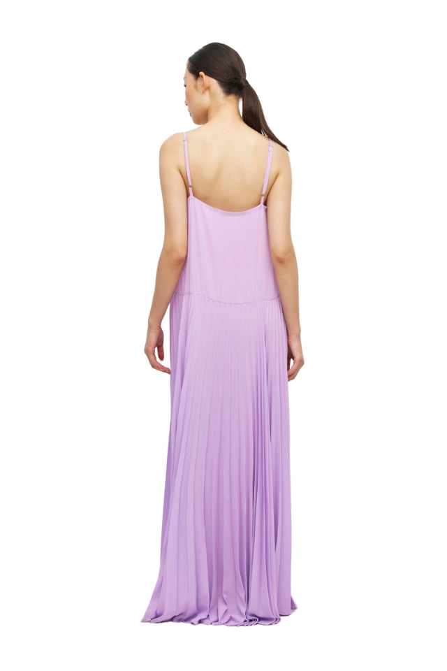 Betty Pleat Dress - Lilac