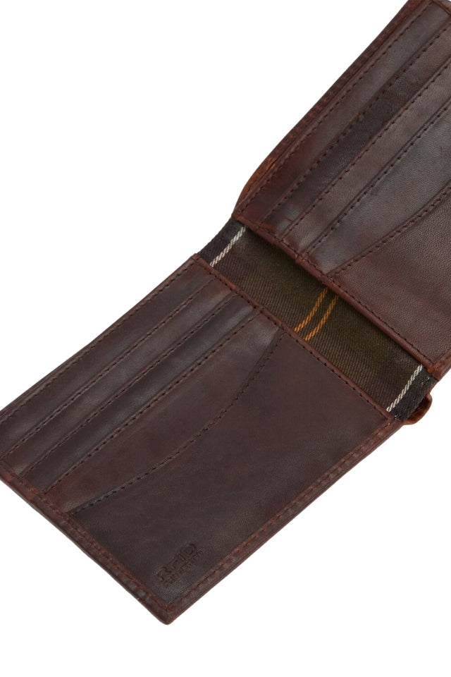 Bilton Leather Wallet - Burnt Chocolate Brown