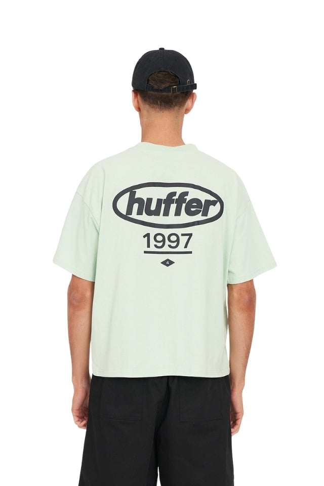 Block Crop Tee 220/Prime - Matcha