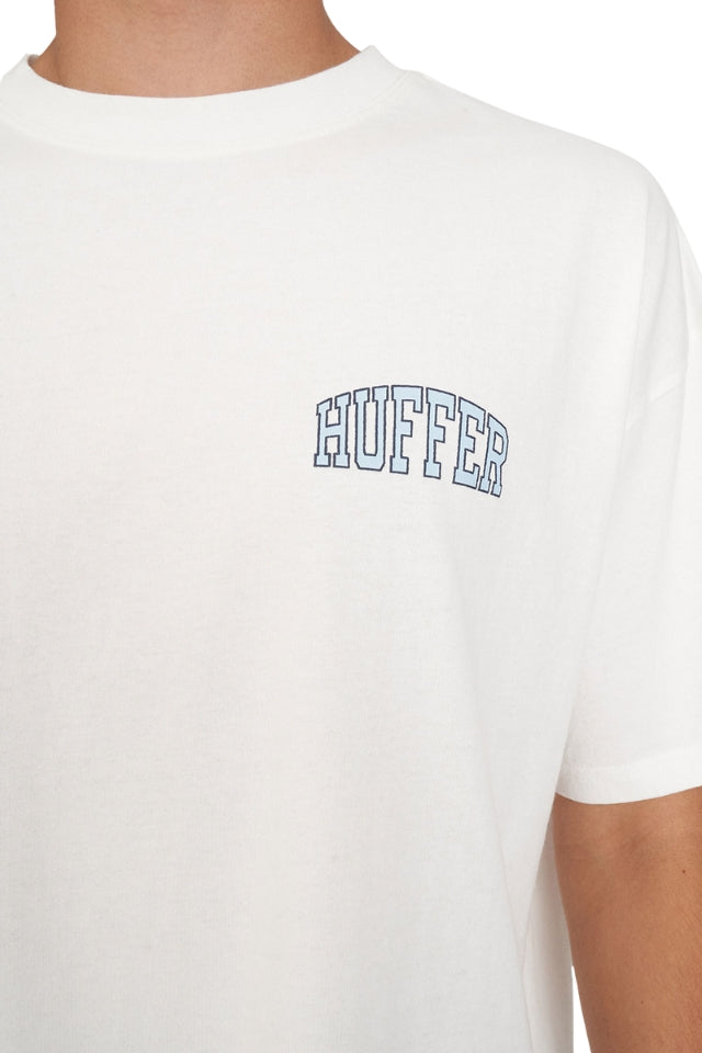 Block Crop Tee 220/check It - Chalk