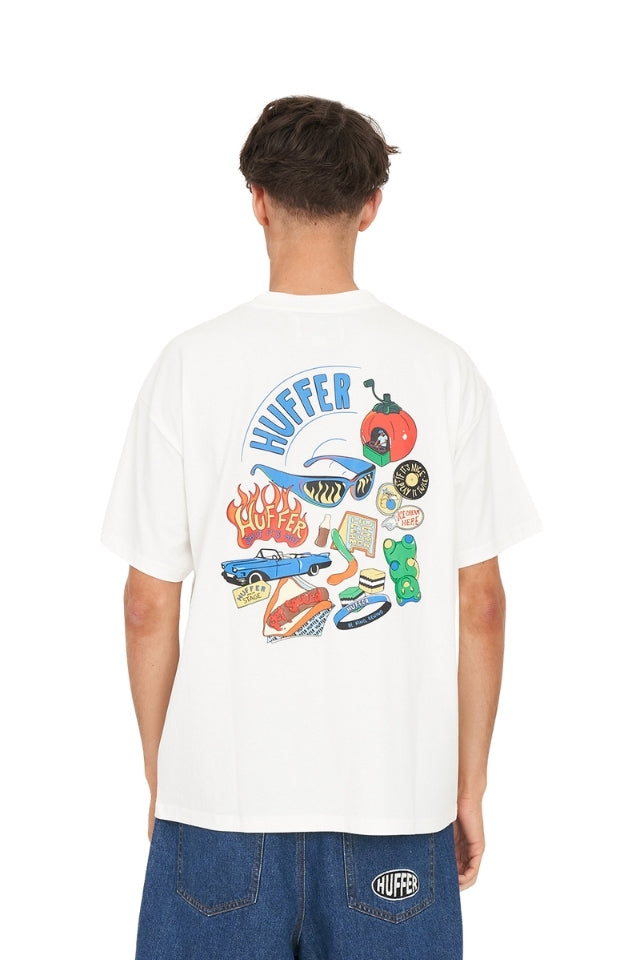 Block Tee 220/Headliner - Chalk