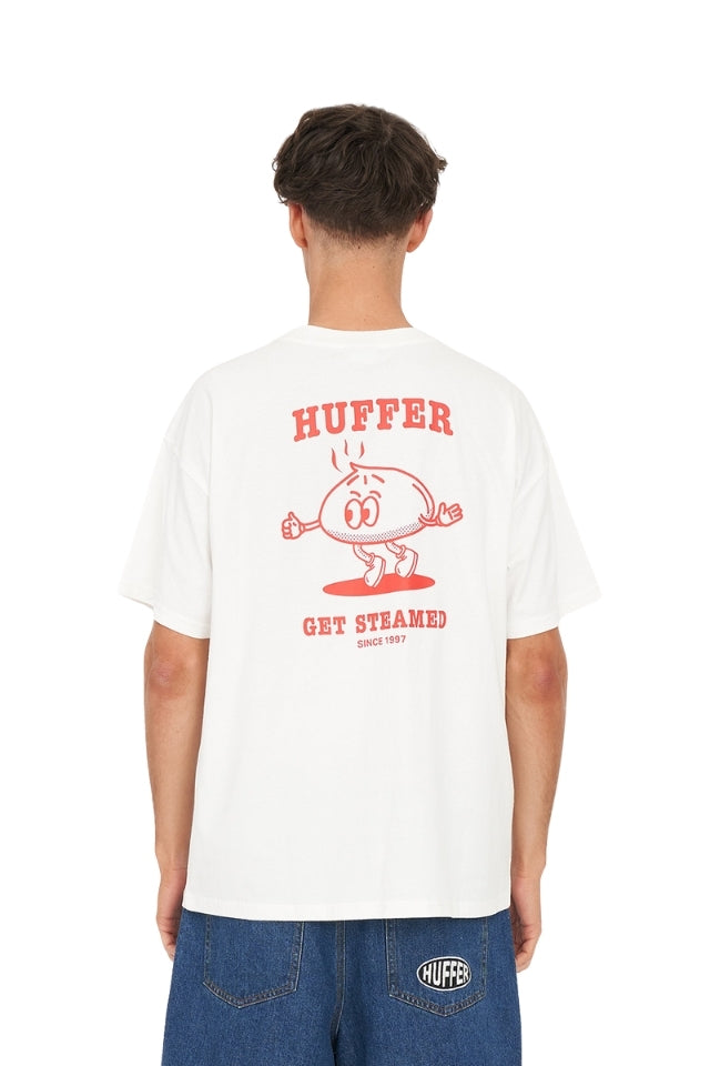 Block Tee 220/Steaming - Chalk