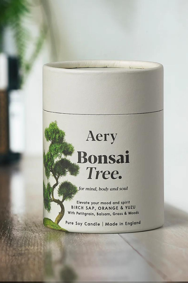 Botanical Soy Candle - Bonsai Tree