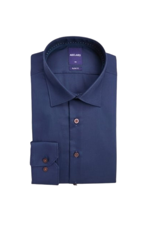Bottone Cioccolato Slim Fit Shirt - Navy