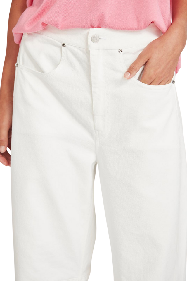 Branwell White Jean - White Denim