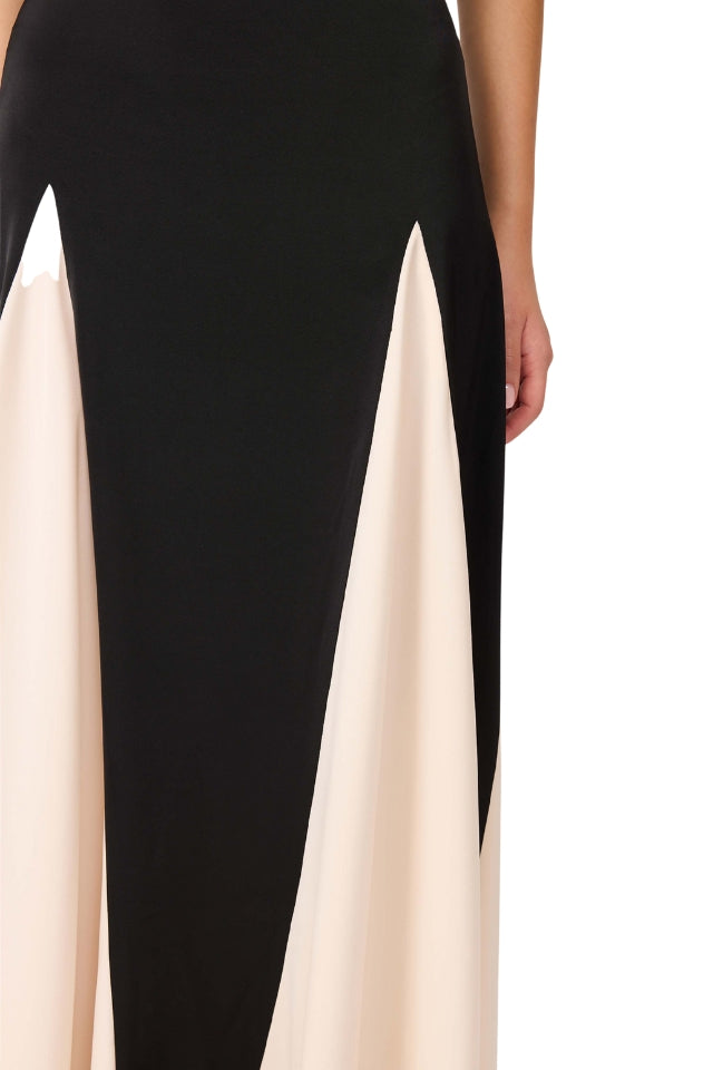 Brigid Gown - Black/Cream