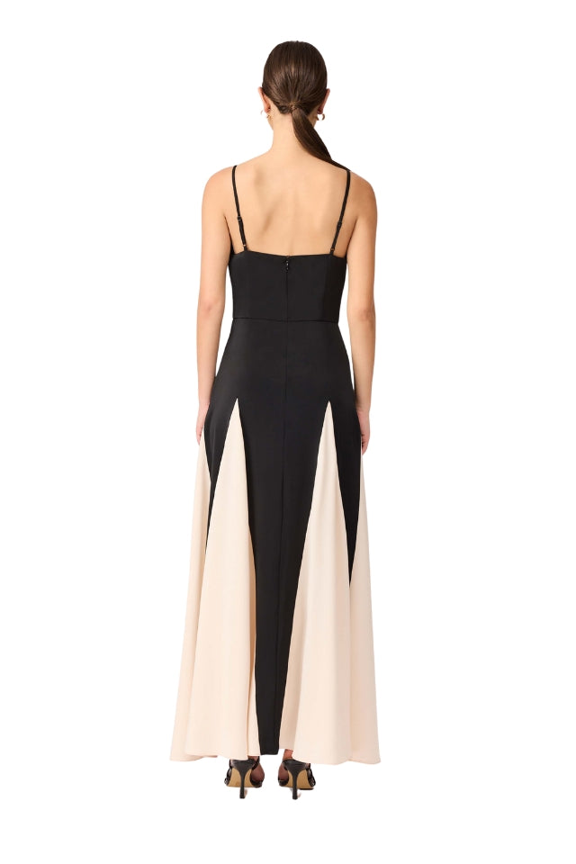 Brigid Gown - Black/Cream