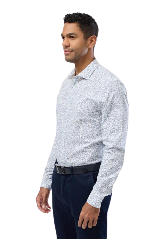 Abstract Floral Shirt