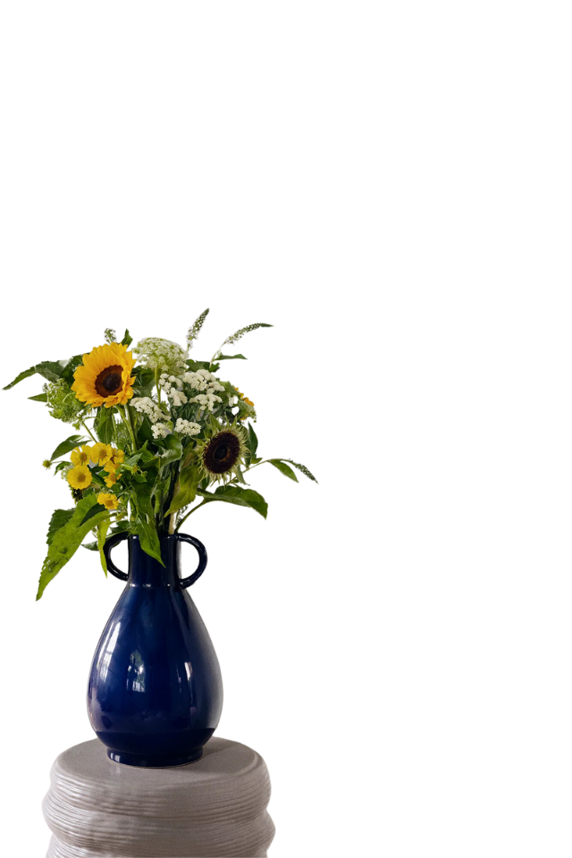 Vase Simi - Small, Cobolt Blue