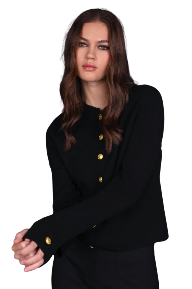Button Detail Cardi