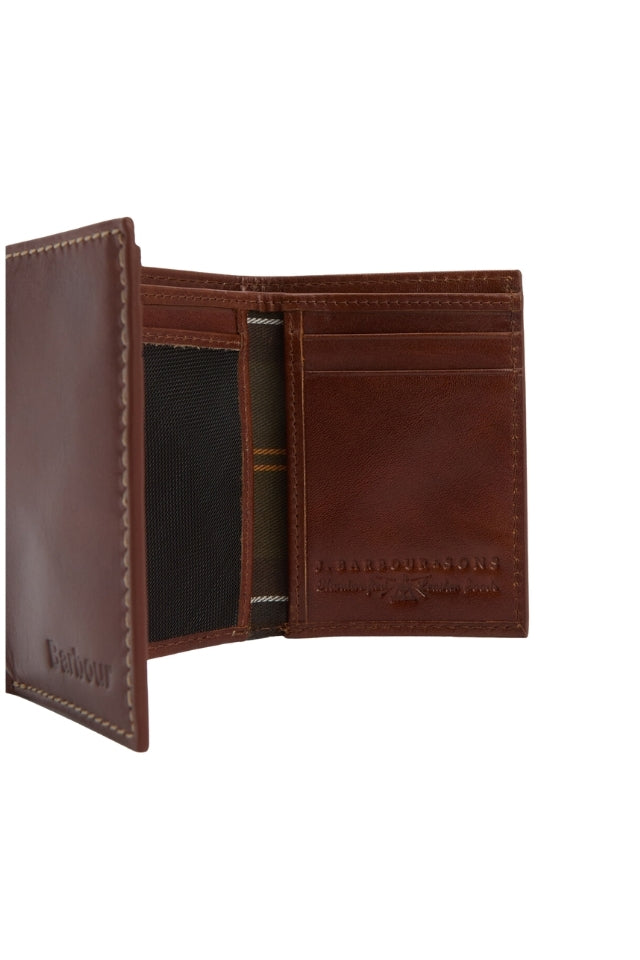 Bywell Leather Bi Fold Wallet - Heritage Brown