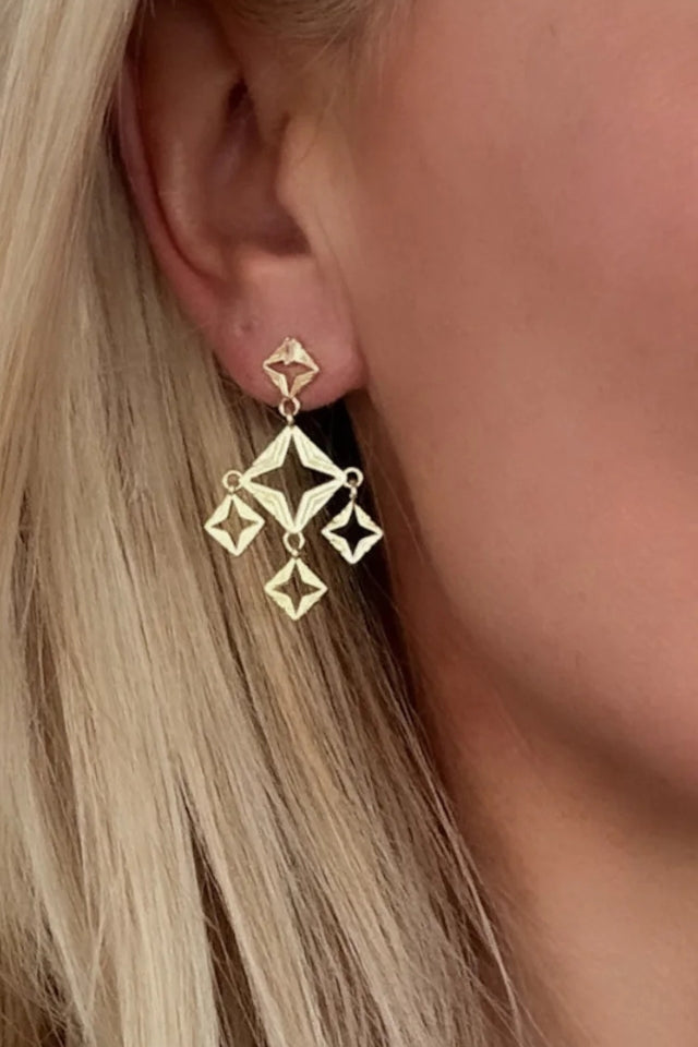 Byzante Embrace Mini Earrings | Gold