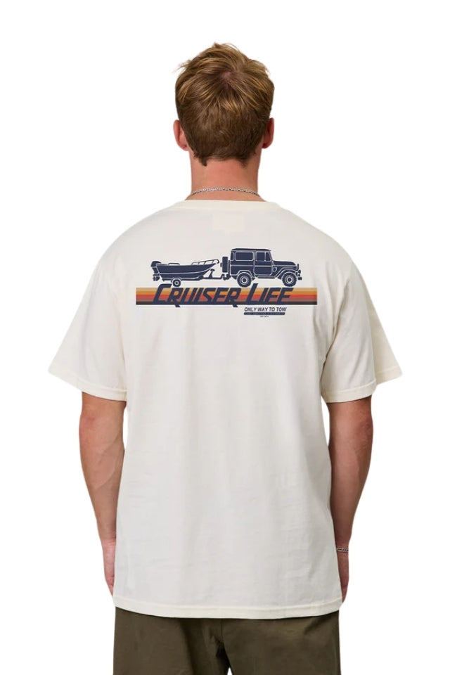 Cruiser Life Sea Tee – Antique White