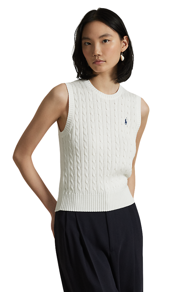 Cable Knit Vest