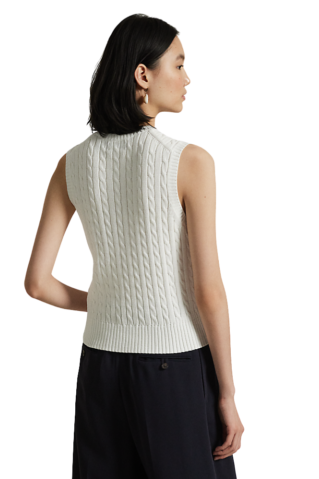Cable Knit Vest