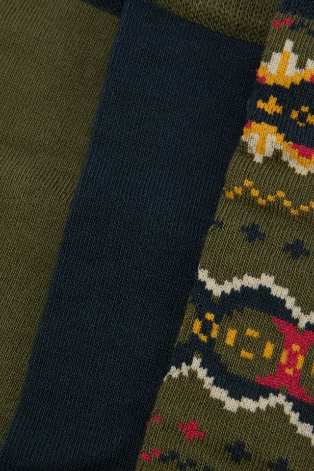 Case Fair Isle Sock Gift Box - Classic Tartan