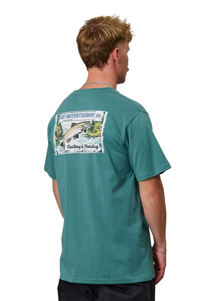 Casting & Mending Tee - Vintage Teal