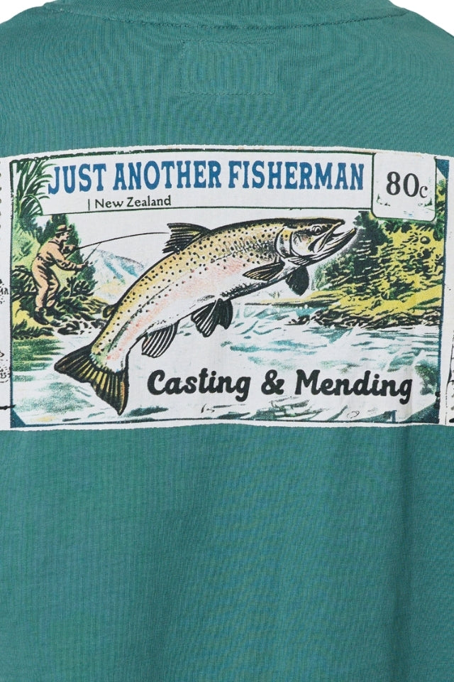 Casting & Mending Tee - Vintage Teal