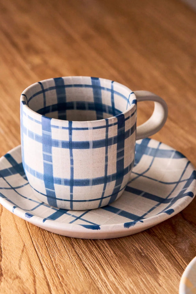Denim Cat's Pyjamas Mug