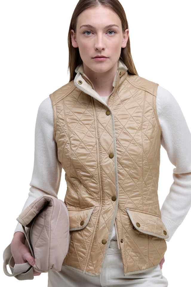 Cavalry Quilted Gilet - Light Fawn