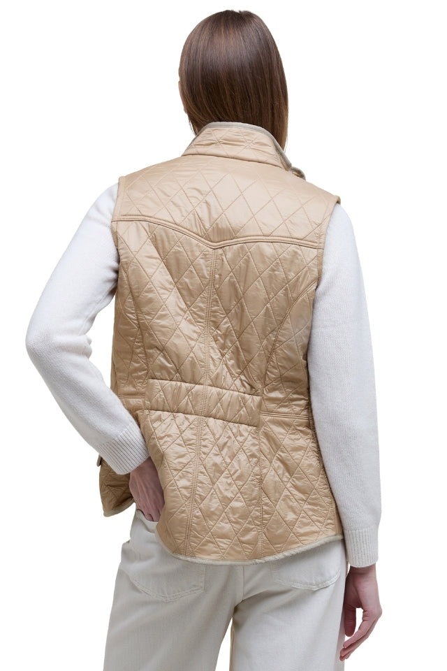 Cavalry Quilted Gilet - Light Fawn
