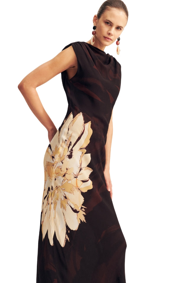 Cazador Maxi Dress - Natura Floral